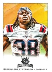 2021 Panini Chronicles Gridiron Kings Rhamondre Stevenson #GK-18 card