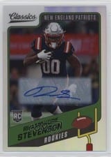 2021 Panini Classics Premium Edition Significant Signatures Rhamondre Stevenson #187 card