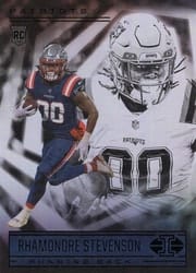 2021 Panini Illusions Base Set Rhamondre Stevenson #95 card