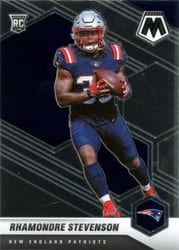 2021 Panini Mosaic Base Set Rhamondre Stevenson #337 card