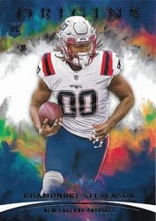 2021 Panini Origins Base Set Rhamondre Stevenson #136 card