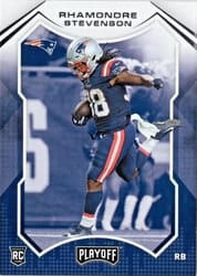 2021 Panini Playoff Base Set Rhamondre Stevenson #233 card