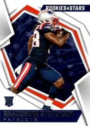 2021 Panini Rookies & Stars Base Set Rhamondre Stevenson #137 card