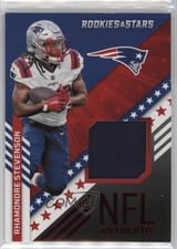 2022 Panini Rookies & Stars NFL Authentic Rhamondre Stevenson #NA-RS card