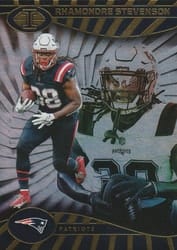 2023 Panini Illusions Base Set Rhamondre Stevenson #77 card
