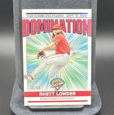 2024 Panini Prospect Edition Domination Rhett Lowder #19 card