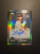 2024 Topps Pro Debut Chrome Autographs Rhett Lowder #PDC-92 card
