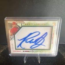 2025 Panini Boys of Summer Jumbo Acetate Signatures Rhett Lowder #28 card