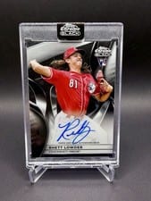 2025 Topps Chrome Black Autographs Rhett Lowder #CBA-RL card