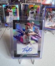 2025 Topps Finest Autograph Rhett Lowder Refractor #FA-RL card