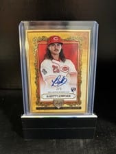 2025 Topps Gilded Collection Topps Gallery of Gold Autographs Rhett Lowder #GOG-RL card