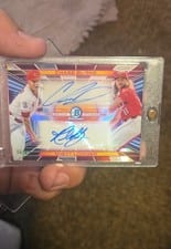 2024 Bowman Draft Prospect Dual Autographs Rhett Lowder / Chase Burns #PDA-BL card