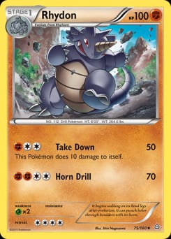 2015 Primal Clash Rhydon #75 card