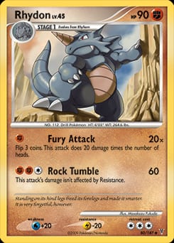 Supreme Victors Rhydon #80 card