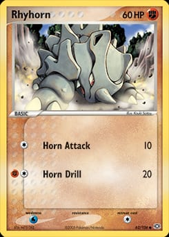 Emerald Rhyhorn #62 card