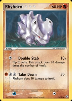 Hidden Legends Rhyhorn #70 card