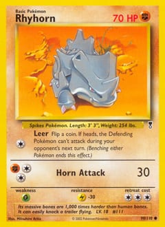 Legendary Collection Rhyhorn #90 card