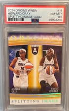 2024 Panini Origins WNBA Splitting Image Rhyne Howard/Allisha Gray #14 card