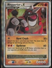 DP Black Star Promos Rhyperior LV.X #DP29 card