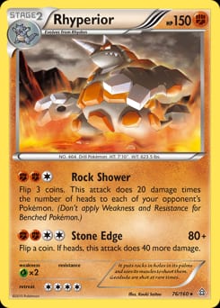 Primal Clash Rhyperior #76 card