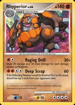 Supreme Victors Rhyperior #10 card