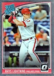 2018 Donruss Optic Base Set Rhys Hoskins #38b card