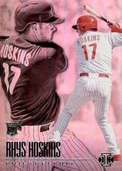 2018 Panini Chronicles Illusions Rhys Hoskins #13 card