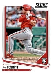2018 Panini Chronicles Score Rhys Hoskins #23 card
