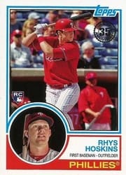 2018 Topps 1983 Topps Baseball 35th Anniversary Rhys Hoskins #83-30 card