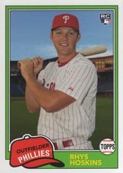 2018 Topps Archives Base Set Rhys Hoskins #217 card