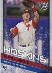 2018 Topps Big League Base Set Rhys Hoskins #113b card