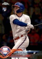 2018 Topps Chrome Update Base Set Rhys Hoskins #HMT28 card