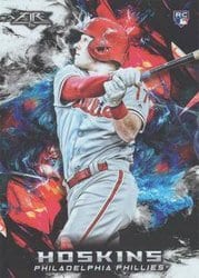 2018 Topps Fire Base Set Rhys Hoskins #50 card