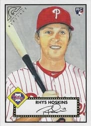 2018 Topps Gallery Heritage Rhys Hoskins #H-12 card