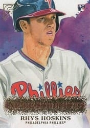 2018 Topps Gallery Impressionists Rhys Hoskins #I-15 card