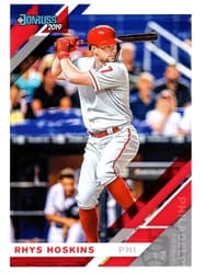 2019 Donruss Base Set Rhys Hoskins #104a card