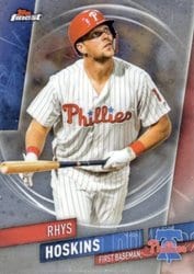 2019 Finest Base Set Rhys Hoskins #30 card