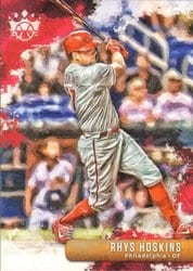2019 Panini Diamond Kings Base Set Rhys Hoskins #89 card