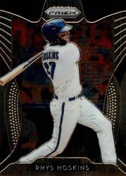 2019 Panini Prizm Base Set Rhys Hoskins #150 card