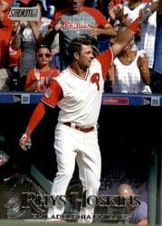2019 Stadium Club Base Set Rhys Hoskins #155 card