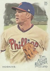 2019 Topps Allen & Ginter Base Set Rhys Hoskins #82 card