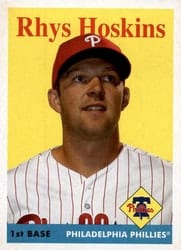 2019 Topps Archives Base Set Rhys Hoskins #6 card
