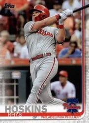 2019 Topps Base Set Rhys Hoskins #279 card