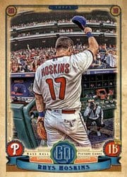 2019 Topps Gypsy Queen Base Set Rhys Hoskins #102 card