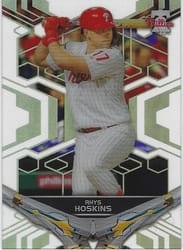 2019 Topps High Tek Base Set Rhys Hoskins #96 card