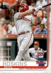 2019 Topps Opening Day Base Set Rhys Hoskins #107 card