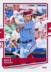 2020 Donruss Base Set Rhys Hoskins #181 card