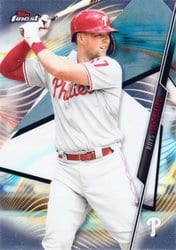2020 Finest Base Set Rhys Hoskins #38 card