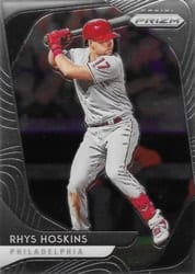 2020 Panini Prizm Base Set Rhys Hoskins #210 card