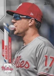 2020 Topps Base Set Rhys Hoskins #687b card